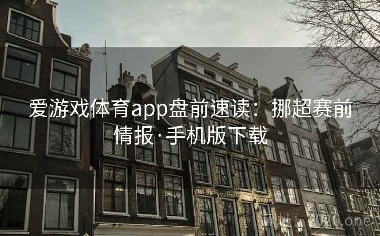 爱游戏体育app盘前速读：挪超赛前情报·手机版下载