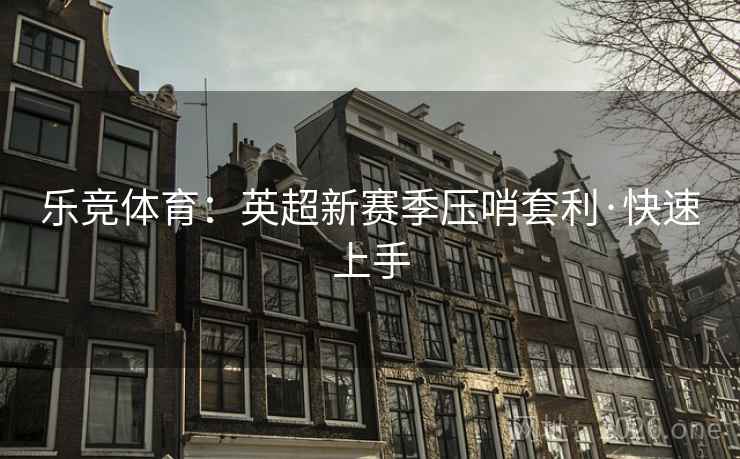 乐竞体育：英超新赛季压哨套利·快速上手