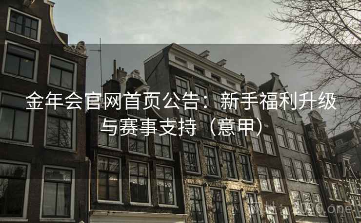 金年会官网首页公告：新手福利升级与赛事支持（意甲）