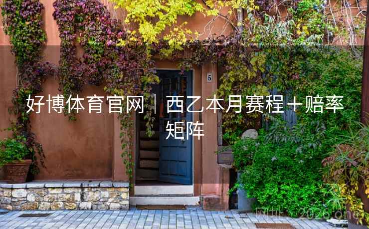 好博体育官网｜西乙本月赛程＋赔率矩阵