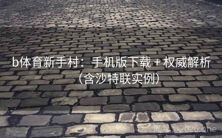 b体育新手村：手机版下载 + 权威解析（含沙特联实例）